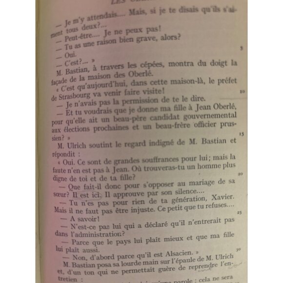 Les Oberlé René Bazin Fourth Printing Hardcover 1930 Doran Collection Literature - Picture 8 of 13